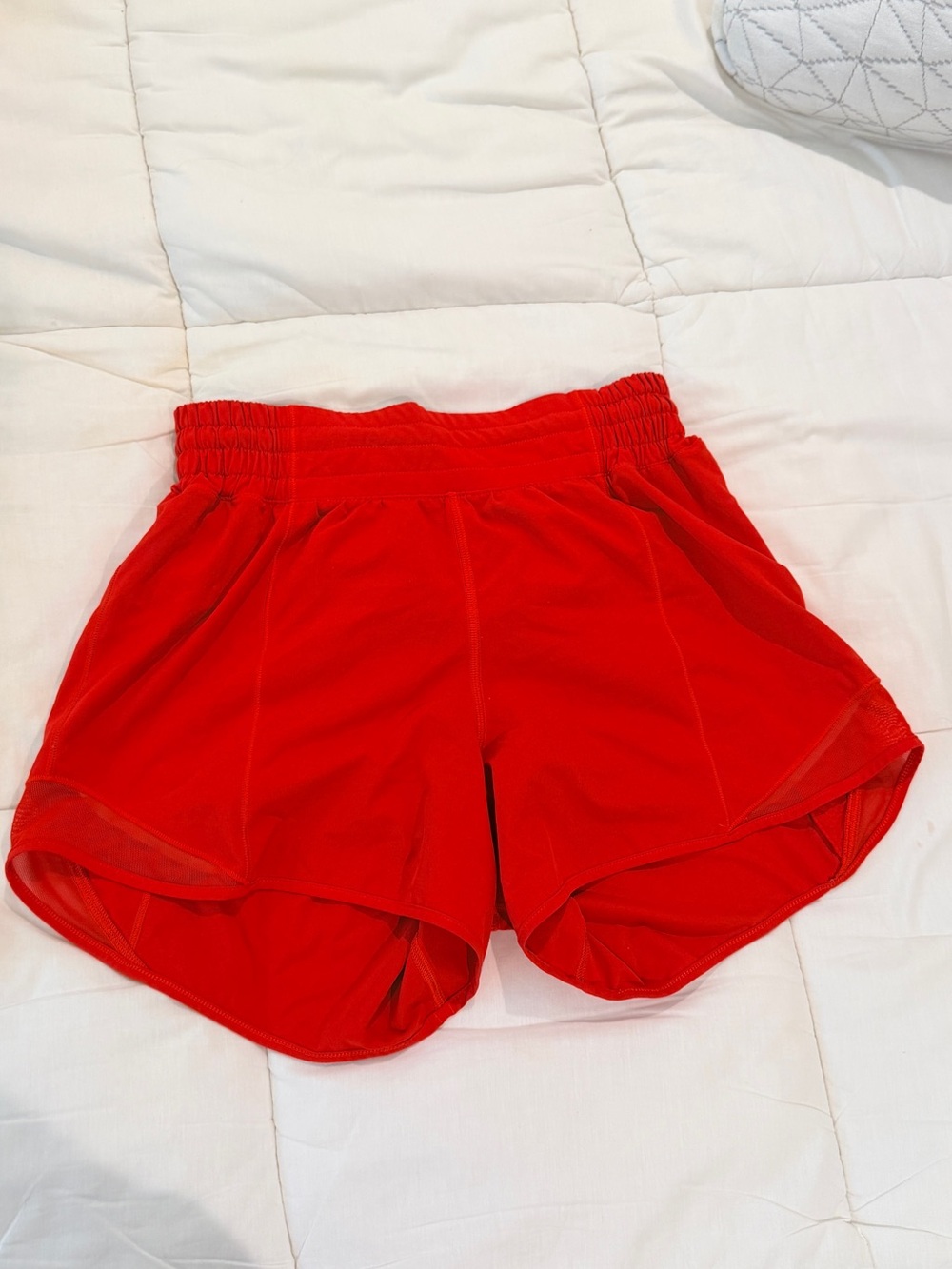 Women's Lululemon Hotty Hot 4” Lined Shorts Red